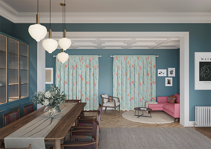 Borneo, Powder Blue - Made to Measure Curtains - Image 15